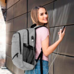 MOCHILA SLAVONSKY GRIS SIN 455 G (POLIÉSTER) - Imagen 3