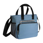 SIN 566 A - HIELERA SOLARI AZUL (AZUL - POLIESTER - FORRO ACETATO DE VINILO DE POLIETILENO)