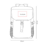 SIN 567 BE - MOCHILA IKER BEIGE (BEIGE - PU - POLIESTER - PVC) - Imagen 5