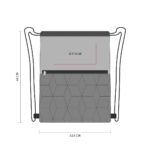 BOLSA-MOCHILA MALORA AZUL SIN 608 A (POLIÉSTER) - Imagen 3