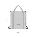 BOLSA-MOCHILA VATT BEIGE SIN 611 BE (ALGODÓN RECICLADO) - Imagen 5