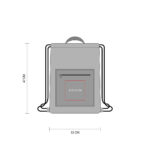 BOLSA-MOCHILA NUVEM GRIS SIN 616 G (POLIÉSTER - CURPIEL) - Imagen 4