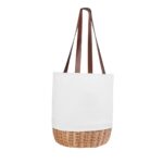 BOLSA KORI BLANCO SIN 617 B (ALGODÓN - POLIÉSTER - CURPIEL - MIMBRE)