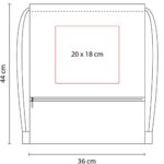 BOLSA-MOCHILA ANSHAR AZUL SIN 933 A (POLIÉSTER) - Imagen 3