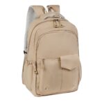 MOCHILA AYME BEIGE SIN 939 BE (POLIÉSTER - FORRO POLIÉSTER)
