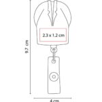 PORTA GAFETE DOCTOR BLANCO SLD 009 B (PLÁSTICO) - Imagen 4