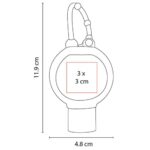 GEL SANITIZANTE ONSELLA BLANCO SLD 021 B (PLÁSTICO - SILICÓN) - Imagen 2