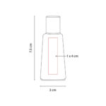 SANITIZANTE EN BOTE CUADRADO BLANCO TRASLUCIDO SLD 041 B (PLÁSTICO) - Imagen 3