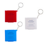 LLAVERO CON PADS DE ALCOHOL BLANCO SLD 052 B (PLÁSTICO) - Imagen 3