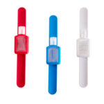 PULSERA CON GEL SANITIZANTE MILE AZUL SLD 065 A (PLÁSTICO - SILICÓN) - Imagen 5