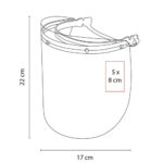 SLD 068 B - CARETA PARA ADULTO BLANCO (BLANCO - PLASTICO) - Imagen 5