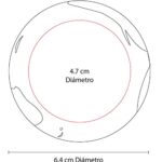 PELOTA ANTI-STRESS MUNDO AZUL CON VERDE SOC 013 W (PU) - Imagen 4