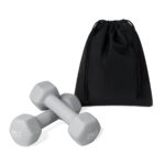 SPO 019 G - SET DE MANCUERNAS ZANE (GRIS - ACERO - CUBIERTA PVC)