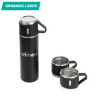 SET DE TERMO Y TAZAS CAMINI NEGRO ST-034N ( ST-034 - ST034 - TERMOS ) - Imagen 3