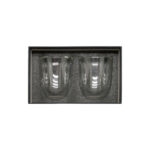 SET DE VASOS DE VIDRIO "DOUBLE" (T549 TRANSPARENTE) - Imagen 3