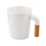SET DE TAZAS IWAO BLANCO TAZ 029 B (CERÁMICA - BAMBÚ) - Imagen 5