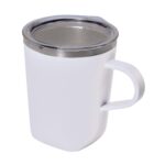 TAZA MINI METÁLICA BLANCO TAZ 049 B (ACERO INOXIDABLE - PLÁSTICO)