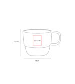 TAZA ECO EVERTON GRIS TAZ 052 G (PLÁSTICO - FIBRA DE TRIGO) - Imagen 2