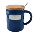 TAZA BAMBUSA AZUL TAZ 055 A (CERÁMICA - BAMBÚ - ACERO INOXIDABLE - METAL) - Imagen 2