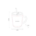 TAZA BANAO NARANJA TAZ 059 O (VIDRIO - PLÁSTICO - SILICÓN) - Imagen 3