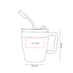 TAZ 065 N - TAZA MAGIE NEGRO (NEGRO - PLASTICO - RUBBER) - Imagen 3