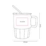 TAZ 067 Y - TAZA CORALINE AMARILLO (AMARILLO - CERAMICA - PLASTICO - ACERO INOXIDABLE) - Imagen 5