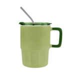 TAZ 067 V - TAZA CORALINE VERDE (VERDE - CERAMICA - PLASTICO - ACERO INOXIDABLE) - Imagen 3