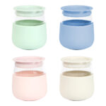 VASO LISSONE BEIGE TE-152BE ( TE-152 - TE152 - VASOS ) - Imagen 3