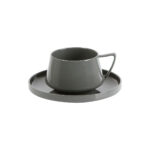 JUEGO HASSAN GRIS OSCURO TE-195G ( TE-195 - TE195 - TAZAS )