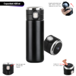 TERMO DIGITAL YOGA 420ML (TEC158-U) NEGRO