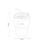 VASO MOKA NEGRO TMPS 133 N (VIDRIO - PLÁSTICO) - Imagen 4