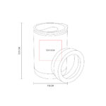 TERMO PORTALATAS DELA NEGRO TMPS 139 N (ACERO INOXIDABLE - PLÁSTICO) - Imagen 3