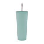 TERMO METÁLICO CON POPOTE VERDE PASTEL TMPS 149 VP (ACERO INOXIDABLE - PLÁSTICO - SILICÓN) - Imagen 2