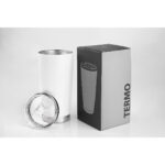 TERMO DE CERÁMICA BOOTLE BLANCO BLANCO TMPS 161 B (ACERO INOXIDABLE - PLÁSTICO) - Imagen 3