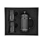 SET CAFETERO AJACCIO GRIS TMPS 190 G (VIDRIO - ACERO INOXIDABLE - PLÁSTICO) - Imagen 6