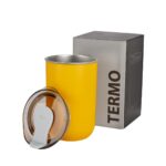 TERMO LATE AMARILLO TMPS 196 Y (PLÁSTICO - ACERO INOXIDABLE) - Imagen 3