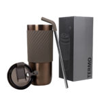 TMPS 204 D - TERMO ZULÚ DORADO (DORADO - ACERO INOXIDABLE - PLASTICO - SILICON) - Imagen 3