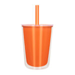 TMPS 227 O - VASO ELISSA NARANJA (NARANJA - PLASTICO) - Imagen 2