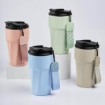 TMPS 229 P - TERMO STREDNA ROSA (ROSA - ACERO INOXIDABLE - PLASTICO - POLIESTER - PU) - Imagen 5