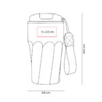 TMPS 229 P - TERMO STREDNA ROSA (ROSA - ACERO INOXIDABLE - PLASTICO - POLIESTER - PU) - Imagen 4