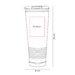 TMPS 234 Y - TERMO TRUBA AMARILLO (AMARILLO - ACERO INOXIDABLE - PLASTICO) - Imagen 3