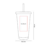 TMPS 237 M - VASO BLUR MORADO (MORADO - PLASTICO) - Imagen 4