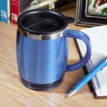 TAZA TÉRMICA BURGOS AZUL TMPS 26 A (PLÁSTICO - ACERO INOXIDABLE) - Imagen 2