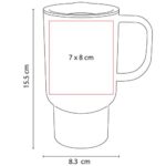 TERMO PARA SUBLIMAR ONEGA BLANCO TMPS 56 B (ACERO INOXIDABLE - PLÁSTICO) - Imagen 3