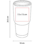 TERMO YANGRA BLANCO TMPS 62 B (ACERO INOXIDABLE - PLÁSTICO) - Imagen 2