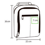 MOCHILA SARANDI ROJO TX-049R ( TX-049 - TX049 - CROSSBODY ) - Imagen 4