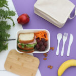 LONCHERA CON CONTENEDOR BEDANO BEIGE TX-199BE ( TX-199 - TX199 - CONTENEDORES DE ALIMENTOS )