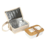 LONCHERA CON CONTENEDOR BEDANO BEIGE TX-199BE ( TX-199 - TX199 - CONTENEDORES DE ALIMENTOS ) - Imagen 3