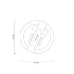 USB MAGNET HOLDER 16 GB OXFORD AZUL USB 230 OX (METAL) - Imagen 2