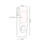 USB 231 M - USB SELWIN 16 GB MORADO (MORADO - METAL - RUBBER) - Imagen 2